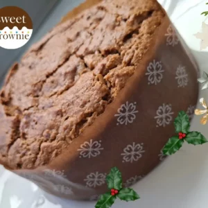pan de pascua con mazapán sweet brownie
