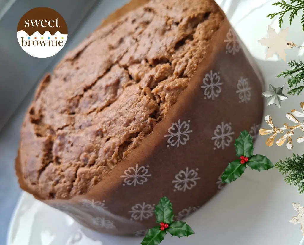 pan de pascua con mazapán sweet brownie